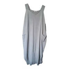 Crea Concept loose-fit, oversized pinafore /smock dress Eu 40 Uk 12 beige 