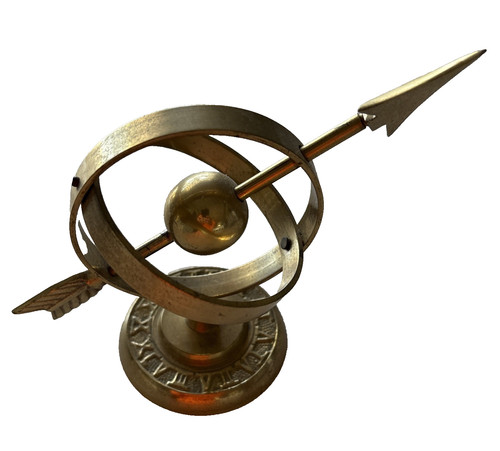 Vintage brass armillary - vintage, ~brass~