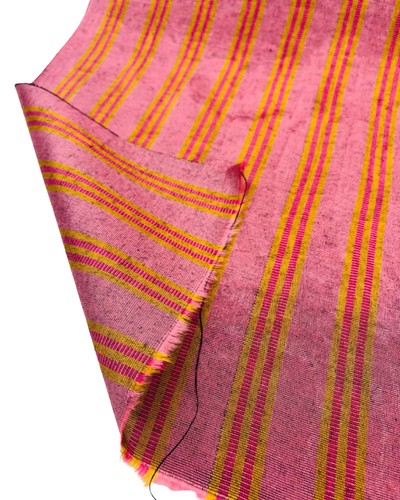 Pink silk moire fabric 2 - silk, by
