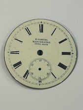 Vintage of Circa 1900 White Enamel Dial of Men’s P/W “H. SAMUEL” Swiss, Spares
