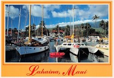 Lahaina Yacht Harbor Maui Hawaii Extensive Damage 2023 Fire 6X4 Postcard CP431