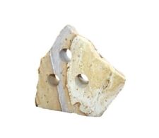 Real & Natural Aquarium Decoration: Rainbow Slate Rock with 3 drilled holes