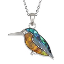 Lucky Paua Shell Kingfisher