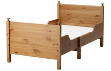 IKEA  Leksvik Oak toddler/kids/single extendable bed With Mattress