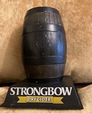  Vintage Breweriana Collectable  "STRONGBOW" Barrel  Bar Font.