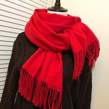 Large Winter Scarf Pure Cashmere Pashmina Shawl Long Soft Wool Wrap Warm Thick