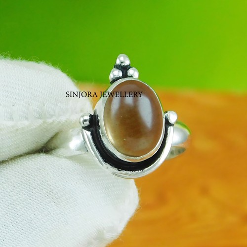 Smoky quartz gemstone 925 - smoky,