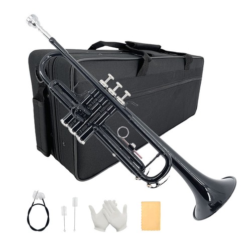 Beginner trumpet set black - trumpet,