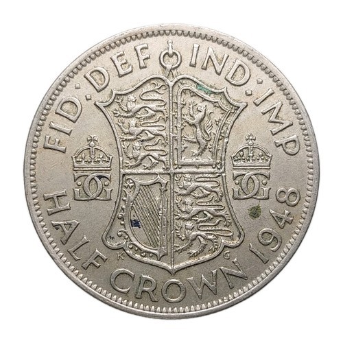 1948 half crown king george - half,