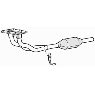 Type approved twin front - approved, pipe