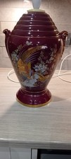 Vintage Bird Detail ginger jar style Table lamp Lovely Colour 