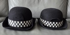 (2) Women Police Hat Helmets