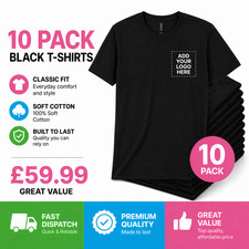 Printed Black T-Shirt
