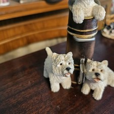 Leonardo Collection West Highland Terrier, Puppies Figurine
