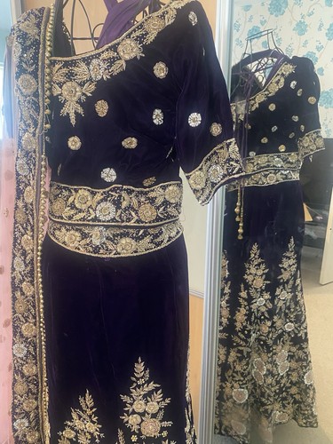 Indian lengha choli with chuni - choli,