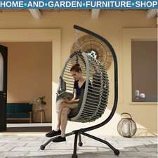 Outdoor Hanging Swing Chair w/