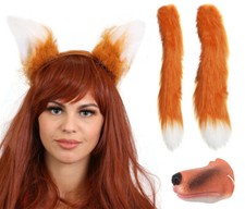 ANIMAL FOX NOSE EARS TAIL SET