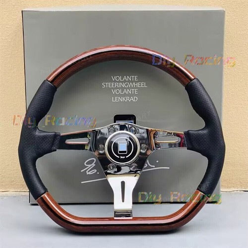 Car wooden steering - wooden, wheel