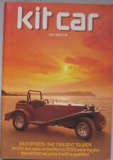 Kit Car magazine July 1983 featuring Westfield Sports, Mini Scamp, Kilo Sports