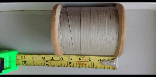 Large vintage spool beige - large,