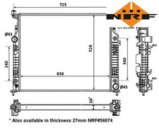 COOLANT RADIATOR 53936 NRF I