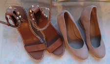 2 pairs wedges size 37 Pair of Linzi Sandals & Pair of New Look Court shoes