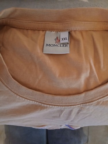 Moncler beige logo - beige,
