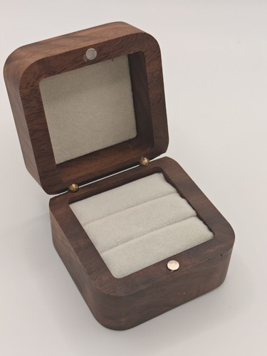 Wood ring box for - ring,
