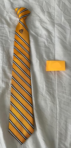 Airline cabin crew tie yellow - airline,