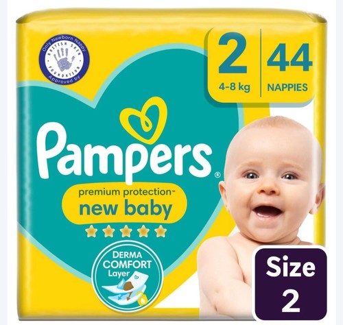 Pampers new baby - size, nappy