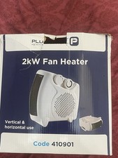 Plumbright 2KW Electric Fan Heater Cooling System, Vertical Horizontal