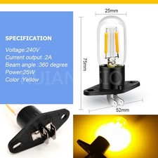 Ruiandsion T25 LED Microwave Oven Light Household Light 110-130V 240V Yellow