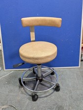 Vintage 1970 Dental Dentist Doctor & Nurse's Hydrolic Swivel Stool