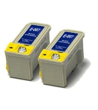2x Black Compatible (non-OEM) Ink Cartridges to replace T007