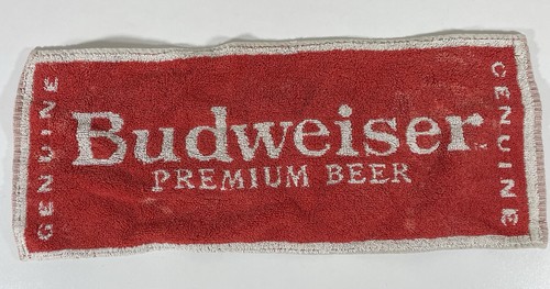 Vintage budweiser bar towel - vintage,