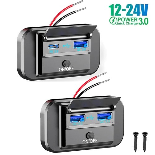 12v dual usb fast charger - dual,
