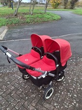Bugaboo Donkey Twin - With All Accessories. Carry Cot, Pram, Coverings & Baskets