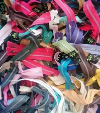 10 Assorted YKK Metal Zips Job