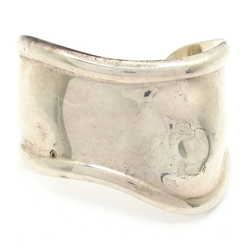 Tiffany bone cuff silver - cuff,