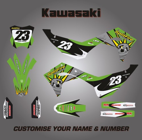 Custom kawasaki graphics kx - kawasaki,