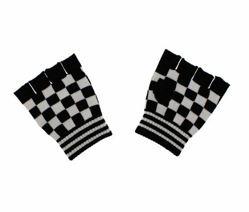 Unisex black white check - black,