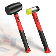SHALL 2x Rubber Mallet Hammer