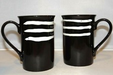 Black with White Stripe 10oz
