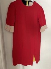 Roksanda Ilincic Red Wool Dress Medium