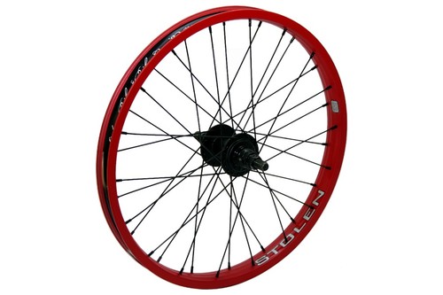 Red stolen brand revolver - stolen, rear