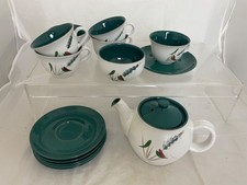 JOB LOT  Denby Greenwheat Kitchen Crockery, Cups and Saucers Tea Pot