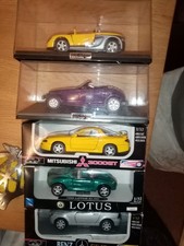 Vintage Diecast Joblot 1/32 Scale Sports Cars Mint Boxed Benz Prowler Spider Etc