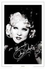 MAE WEST AUTOGRAPH SIGNED