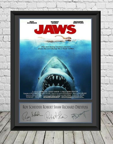 Jaws signed photo poster print - photo,