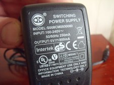 Original Switching Power Adapter S008CM0500080 by Intertek - 5.0V 800mA